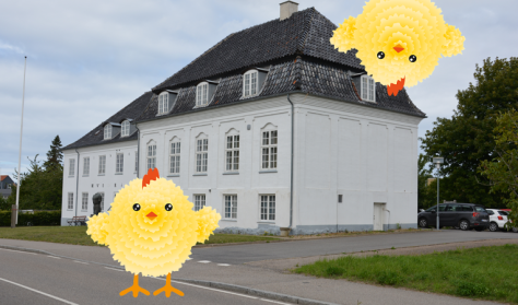 Hjælp påskekyllingen - findeleg for børn