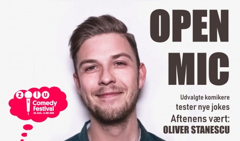 OPEN MIC - udvalgte komikere tester nye jokes (pris: 2 for 1)