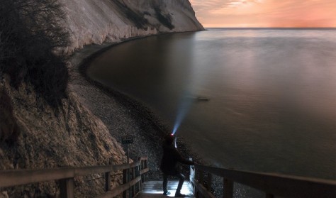 Fuldmånestillevandring på Møns Klint i Dark Sky  med overnatning og mad på Camønogaarden