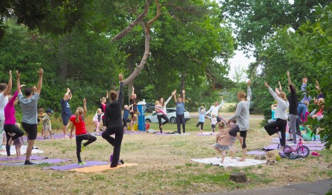 Yoga i naturen