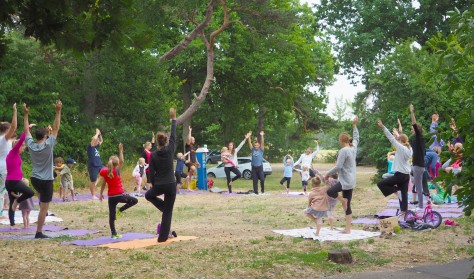 Yoga i naturen