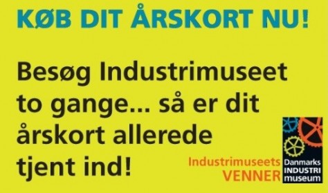 Årskort til Industrimuseet 2020/2021