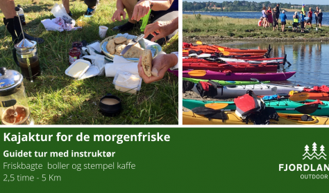komplikationer broderi Skibform Kajaktur for de morgenfriske - Fjordlandet Outdoor | Billetexpressen.dk