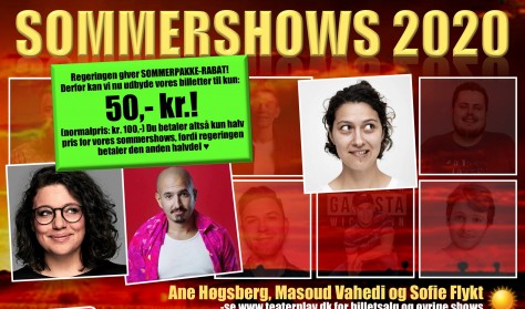 Sommershow med Sofie Flykt, Masoud Vahedi og Ane Høgsberg