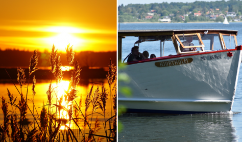 Aften-sejlads på Roskilde Fjord (august)