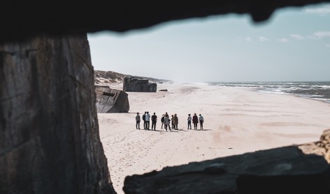 Bunkertur ved Houvigfæstningen (dansk guide)