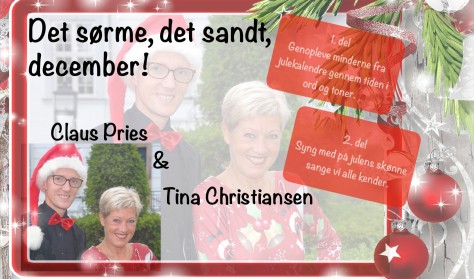 Juleshow med Tina Christiansen og Claus Pries