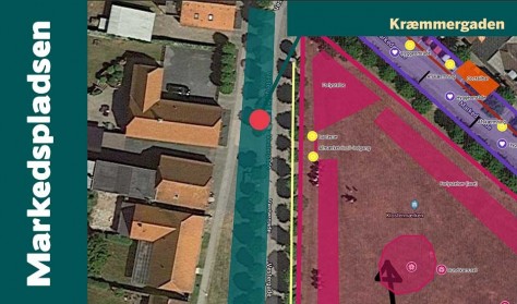 Booking af stadeplads til Klostermærken v. Markedspladsen i byen