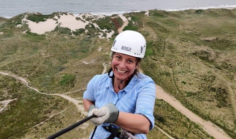 Rappelling / Abseilen am Leuchtturm - Lyngvig Fyr 2022