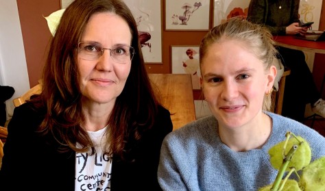 Slå på Glasset - Kulturcafé. Talk med Rikke Viemose og Emma Holten