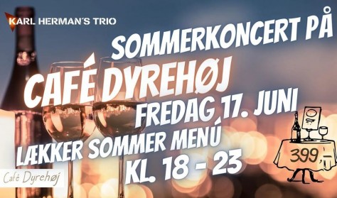 Fredagsmusik med Karl Herman's Trio og 2 retter