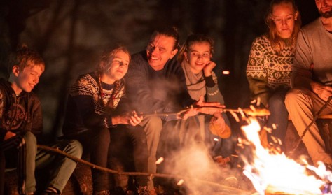 Mørkeleg og overnatning i shelter for bygyndere
