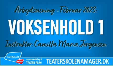 Teaterskolen Amager: VOKSENHOLD 1 - arbejdsvisning